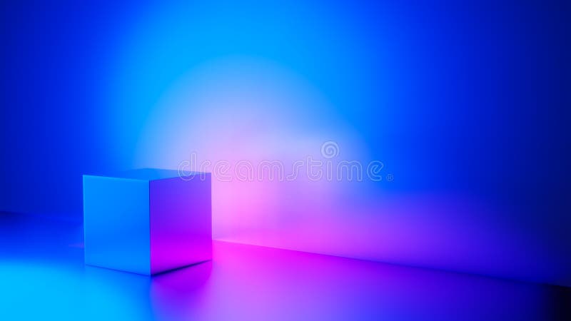 Product Display Stand on Abstract Fashion Background Stock Illustration ...