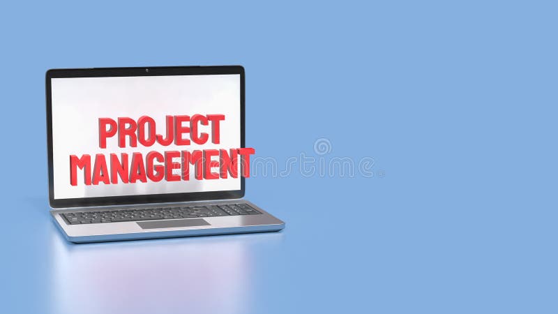 The Product management for Business concept 3d Rendering stock illustration