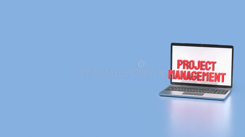 The Product management for Business concept 3d Rendering stock illustration