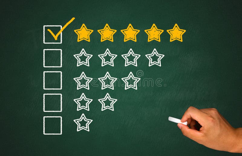 Product and service evaluation royalty free stock photo