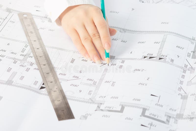 Production of architectural and construction models based on blueprints in an architectural Studio.