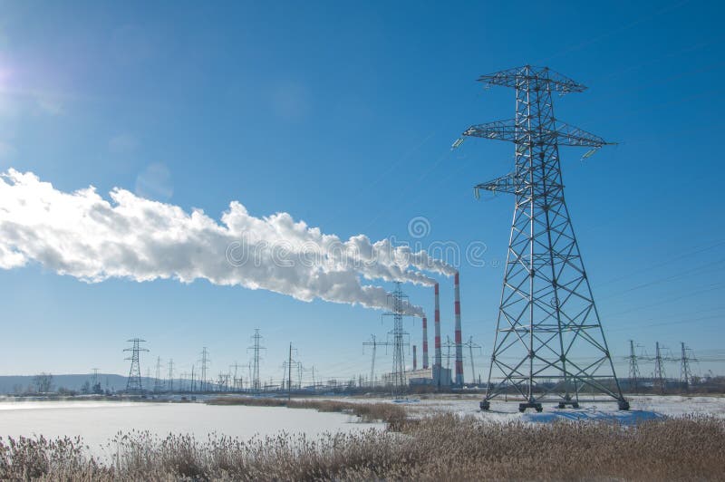 Production combinée de chaleur et d'électricité de PCCE,. PCCE production combinée de chaleur et d'électricité, un système dans lesquels cuisent à la vapeur produit dans une centrale comme un sous-produit de production d'électricité est employé pour chauffer les bâtiments voisins