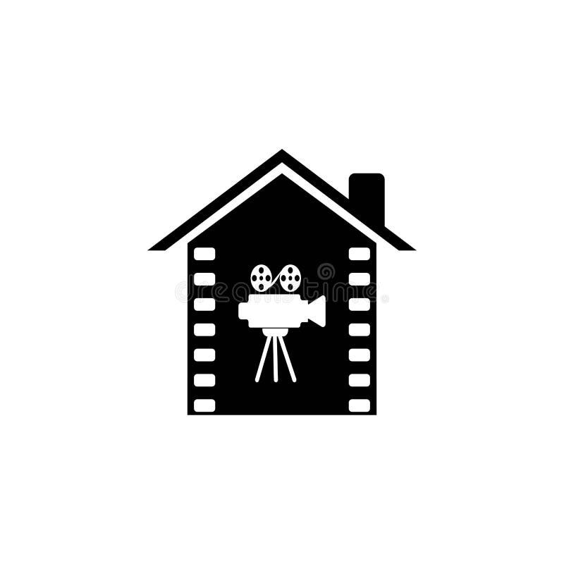 Production House Icon Logo Vector Stock Vector Illustration of