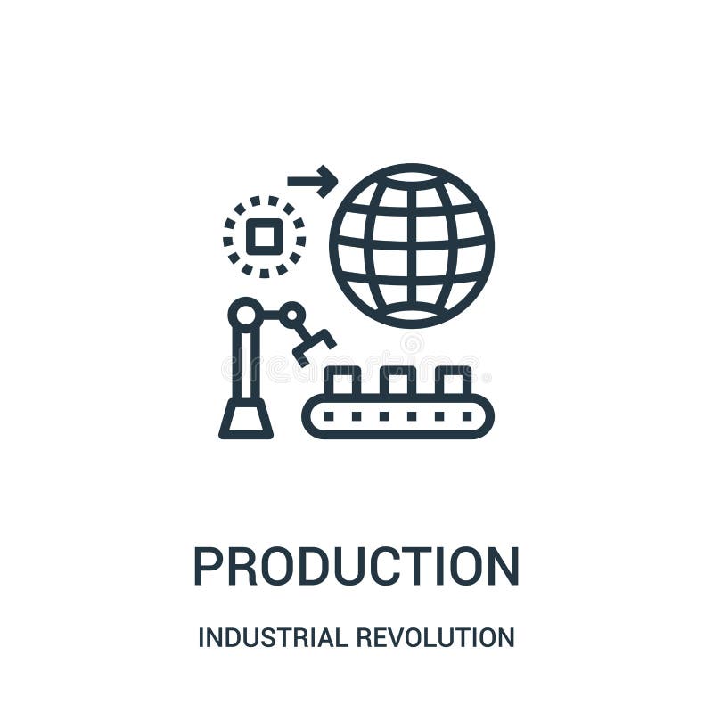 Symbol Of Industrial Production Stock Illustration Illustration of