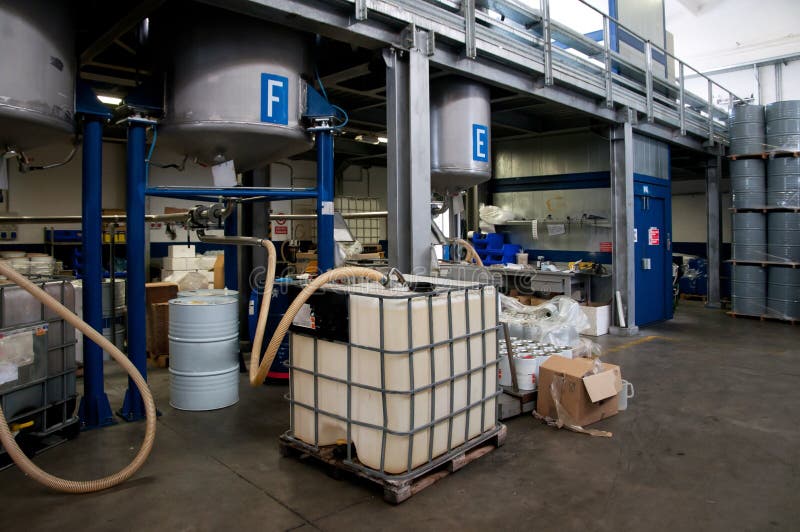 Production of Industrial Oil Stock Photo Image of complex, steel