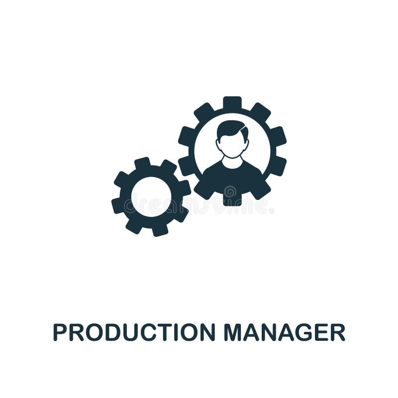 Production Manager Icon. Premium Style Design from Startup Icon