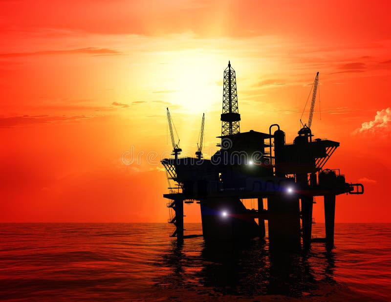 Production of petroleum stock photo. Image of nature 10300518