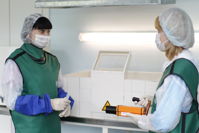 Production of radioactive iodine royalty free stock photography Production of radioactive iodine royalty free stock photography
