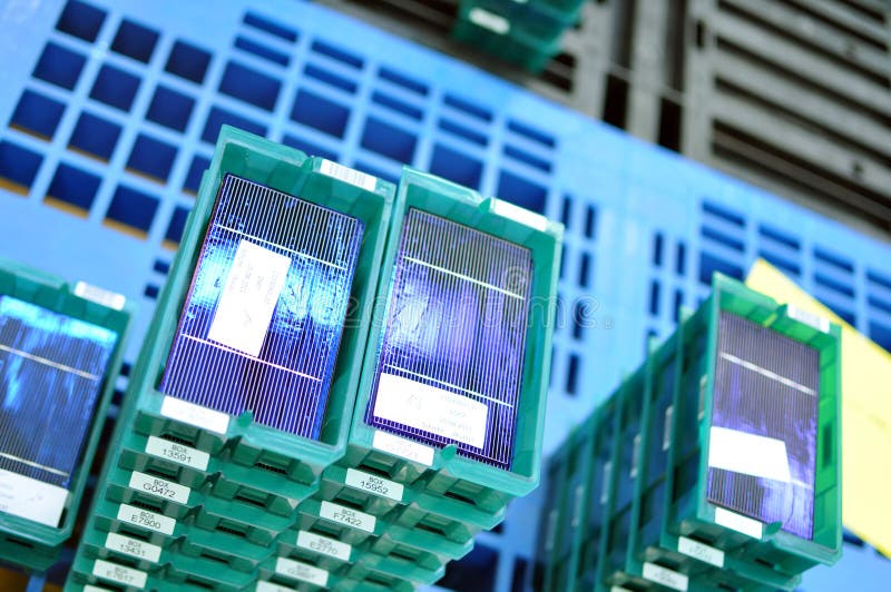 Production of solar cells - wafer modules for final assembly