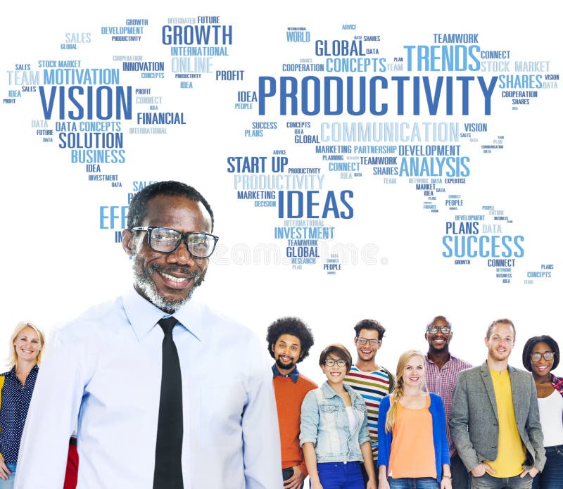 Productivity Mission Strategy Business World Vision Concept royalty free stock photography Productivity Mission Strategy Business World Vision Concept royalty free stock photography