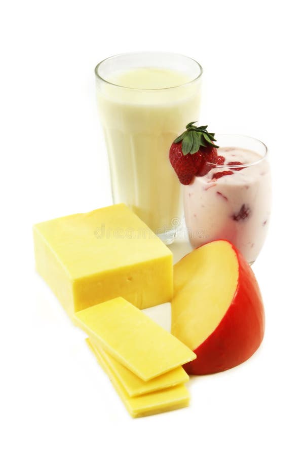 Calcium rich dairy products, including milk, yoghurt and cheeses. Calcium rich dairy products, including milk, yoghurt and cheeses.