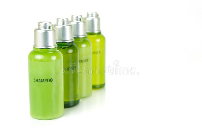 Produtos do cabelo e do corpo fotos de stock Produtos do cabelo e do corpo fotos de stock