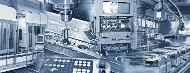Produzione nell'industria immagini stock Produzione nell'industria immagini stock