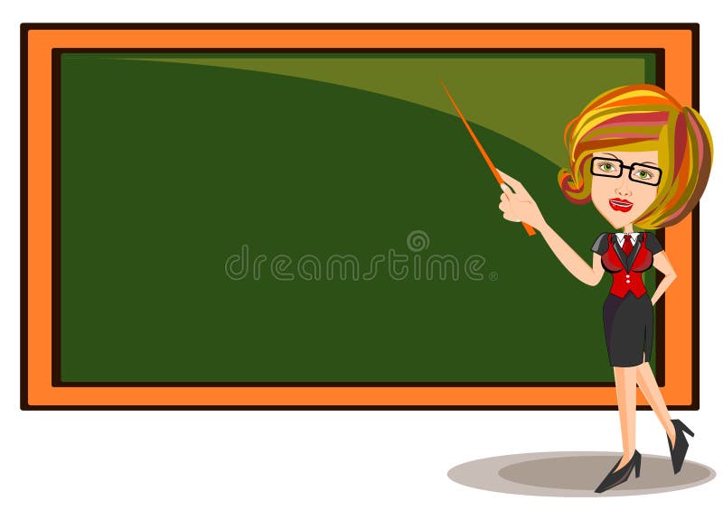 Profesor Female stock de ilustración Profesor Female stock de ilustración