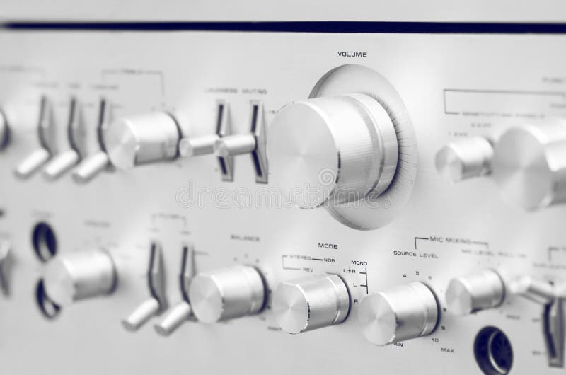 Professional Audio Equipment Close Up Stock Photo Image of equipment