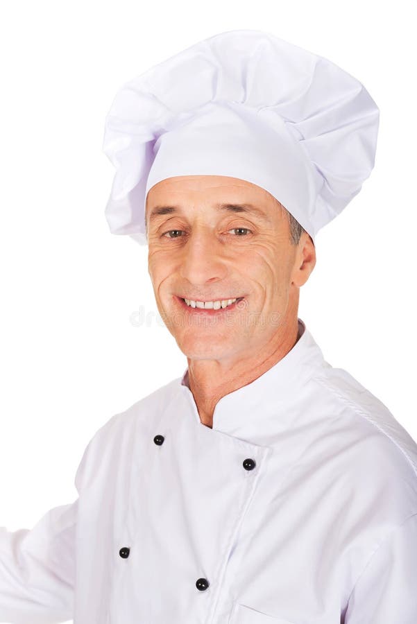 Chef s Hat on WHite stock photo. Image of chef, color 10640818