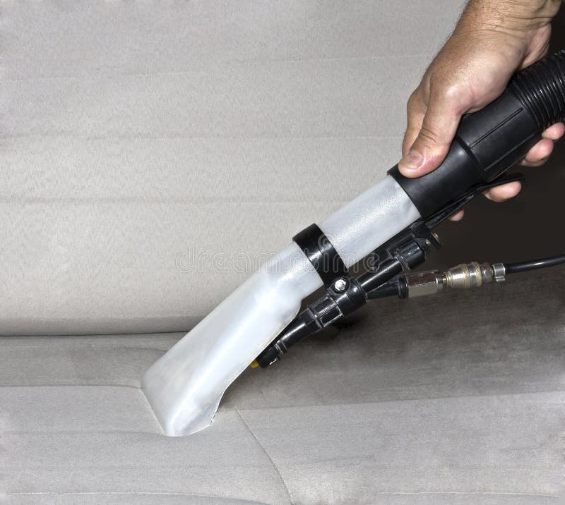 Professional Cleaning of the Upholstery on a Sofa Stock Photo Image of power, housework 128898306