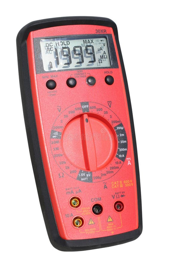 Professional digital multimeter royalty free stock photos