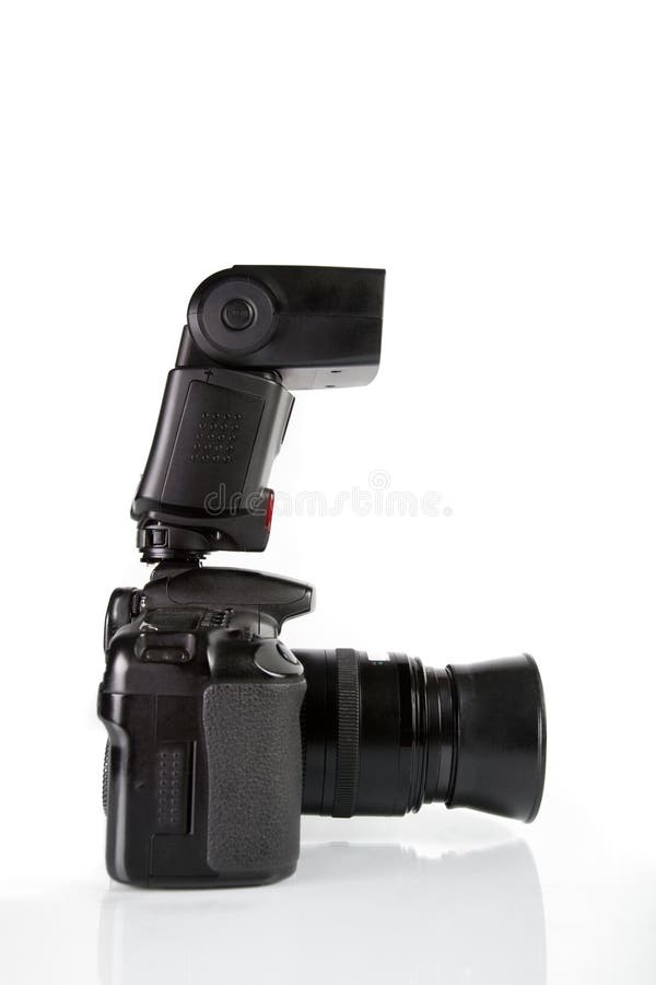 Professional Digital Photo Camera Side View Stock Image Image of external, optic 9761567