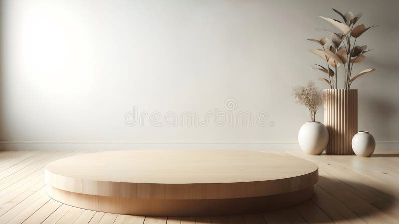 Professional Display Table for Impressive Product Presentation royalty free illustration