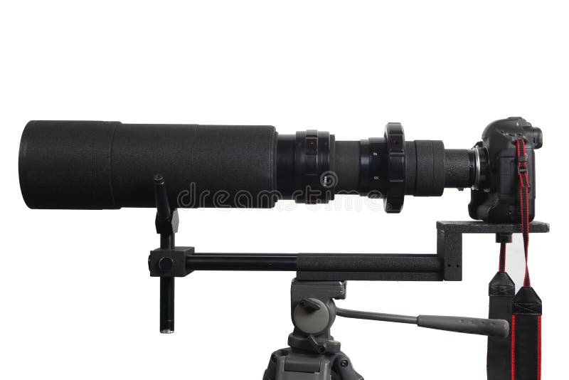 Professional DSLR with Telephoto lens