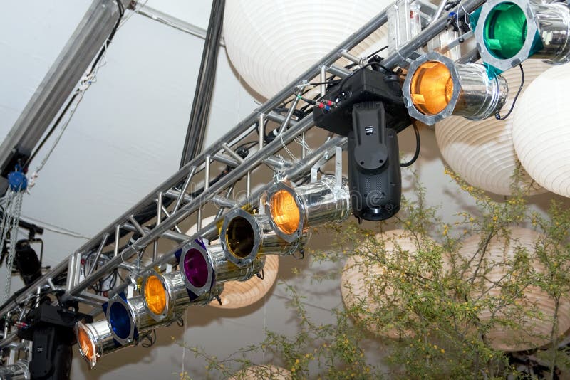 Professional Entertainment Stage Lighting Stock Image Image of