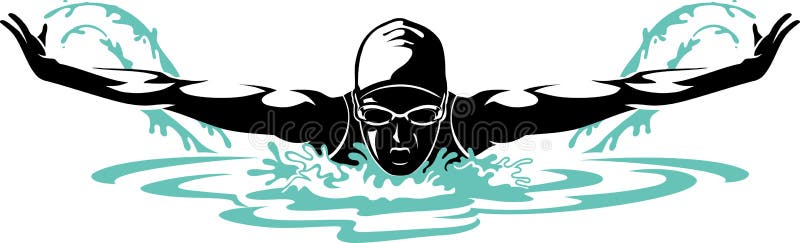 Side Stroke Swimming Stock Illustrations – 24 Side Stroke Swimming