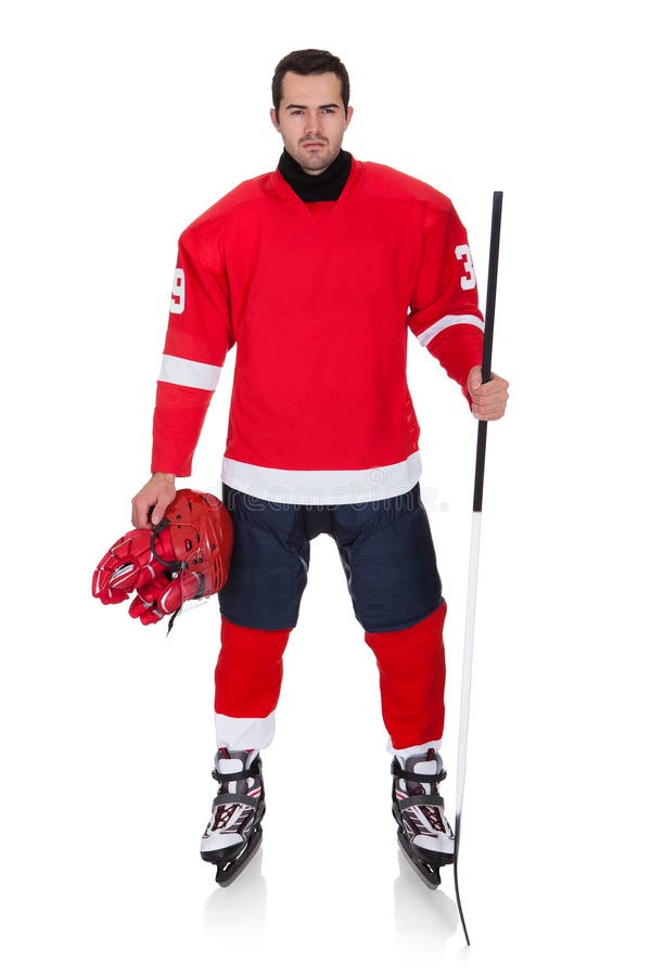 Professional Hockey Player Skating on Ice Stock Image Image of people