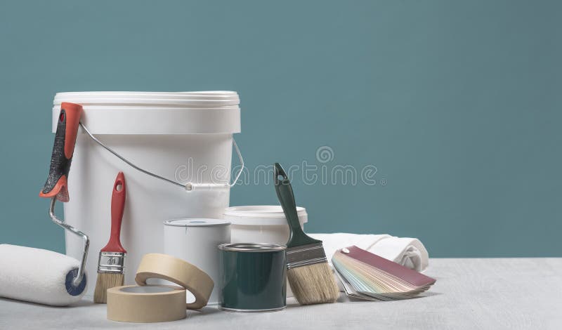 Professional home decorator and painter tools