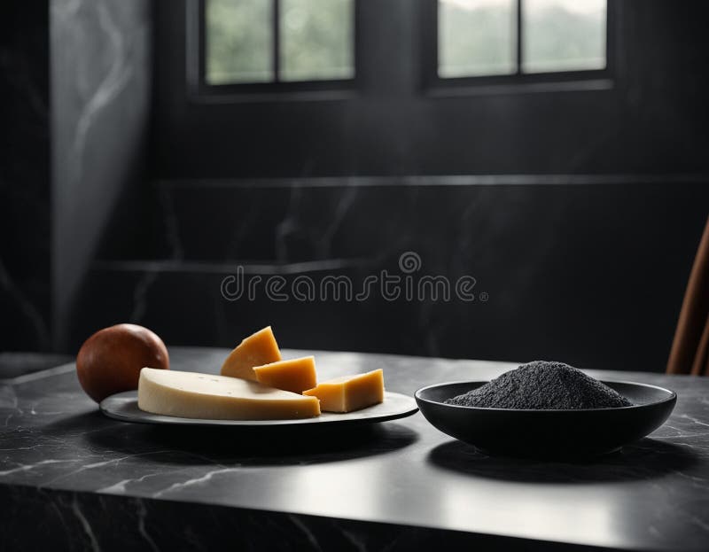 Professional Interior Design with Expensive Black Marble and Granite