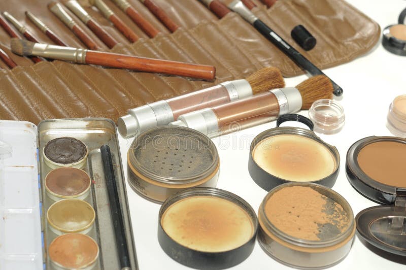 Professional Make Up Artist Set Stock Image Image of face, pencils