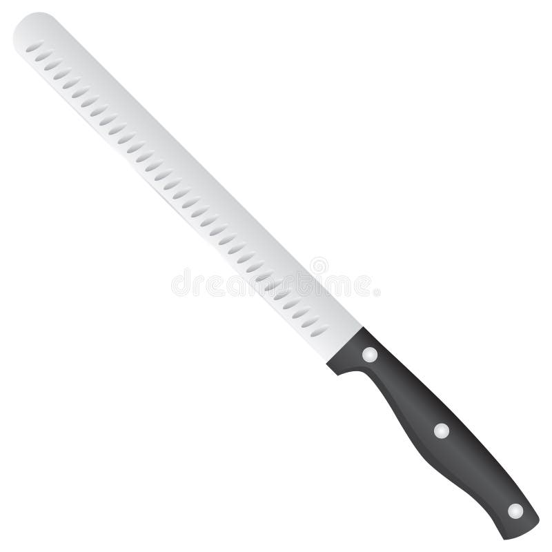 Professional Meat Cutting Knife Stock Vector Illustration of meat