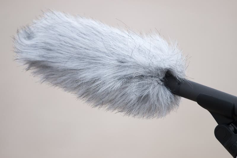 Fluffy microphone stock image. Image of large, sound - 41364591