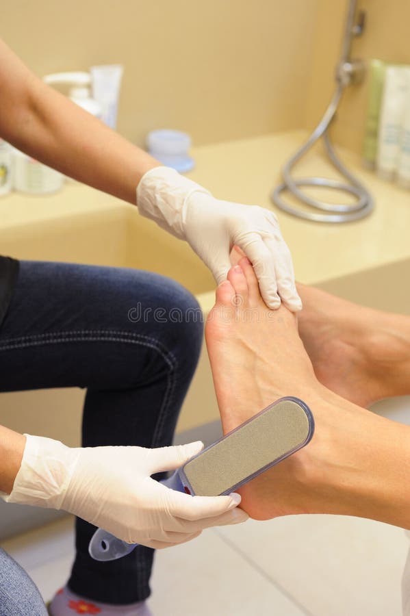 Professional pedicure stock image. Image of manicure 38929309