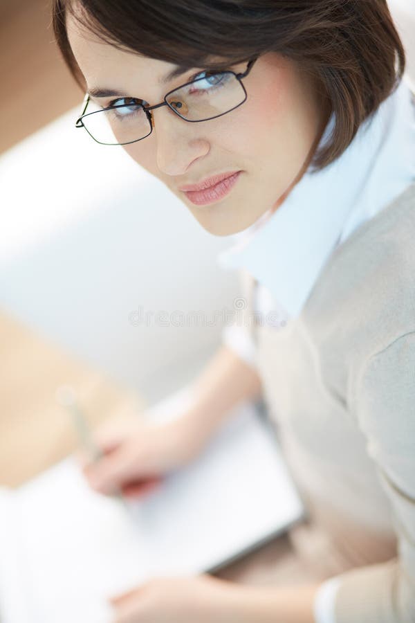 Professional psychiatrist stock photo. Image of female 33079056