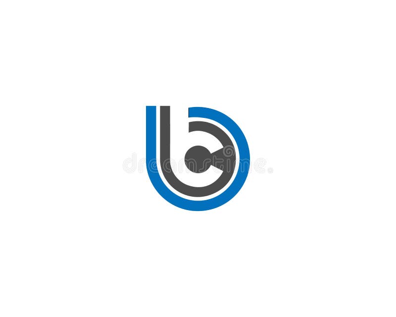 Professional Simple BBC, CBB And BCB Letter Logo Design royalty free illustration