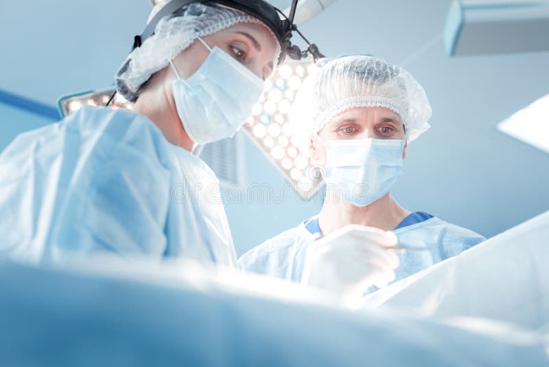 Professional Smart Doctors Working Together Stock Photo Image of