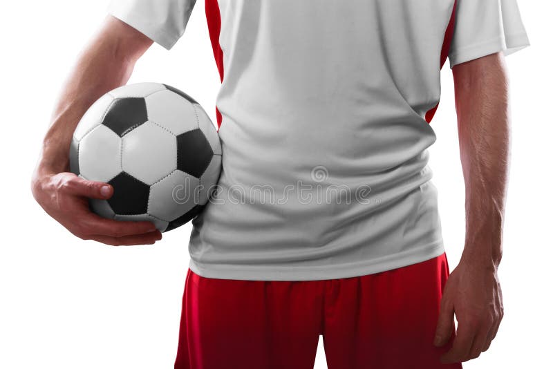 Soccer Player Man Isolated Stock Photo - Download Image Now