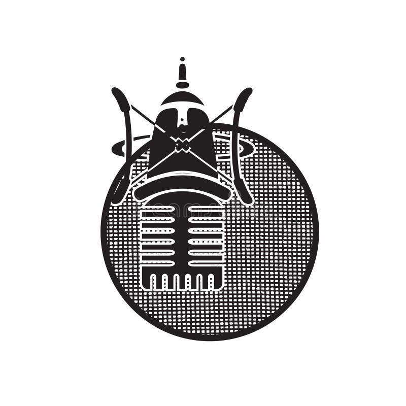 Professional Studio Microphone Stock Illustration Illustration of