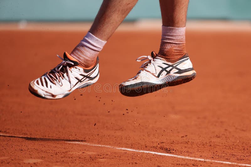 Professional Tennis Player Richard Gasquet of France Wears Custom Asics Gel  Resolution Shoes during His Third Round Match at Rola Editorial Stock Photo  - Image of custom, france: 56005228