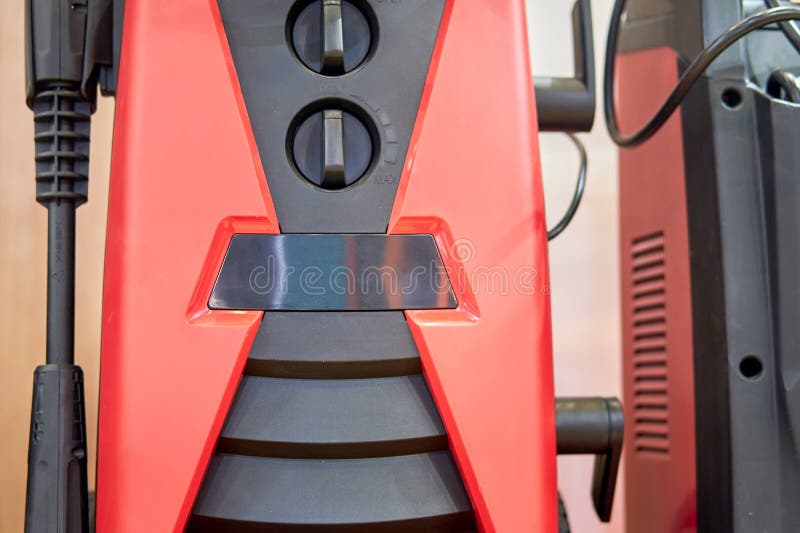 A professional tool for work, repair and construction in the store. Sale o stock image