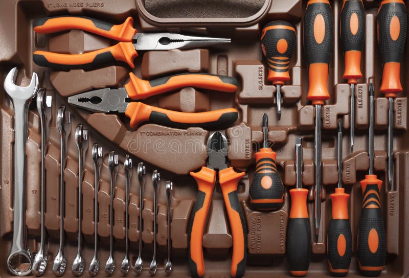 professional toolboxhjälpmedel för mekaniker royaltyfri fotografi professional toolboxhjälpmedel för mekaniker royaltyfri fotografi