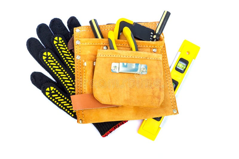 Professional Tools for the Master Builder on a Isolated White
