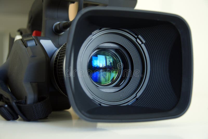 Professional video camera royalty free stock image