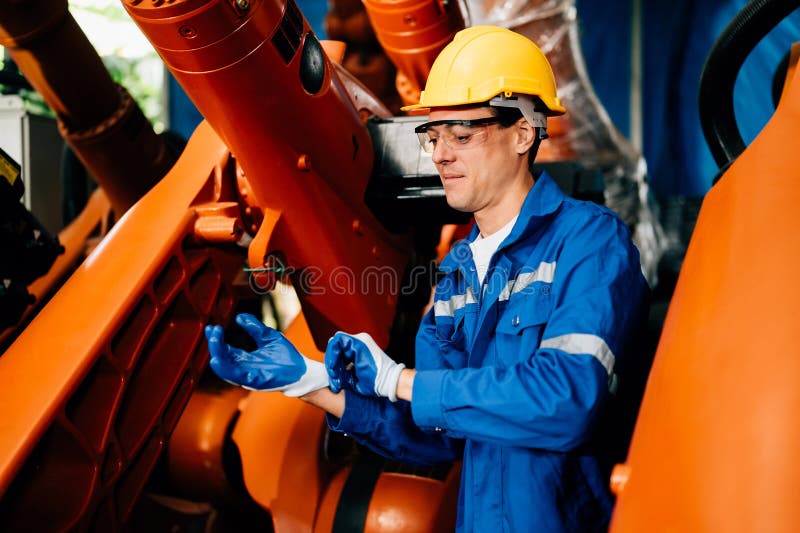 Professional Worker Maintenance Machine Robotic Arms Industrial