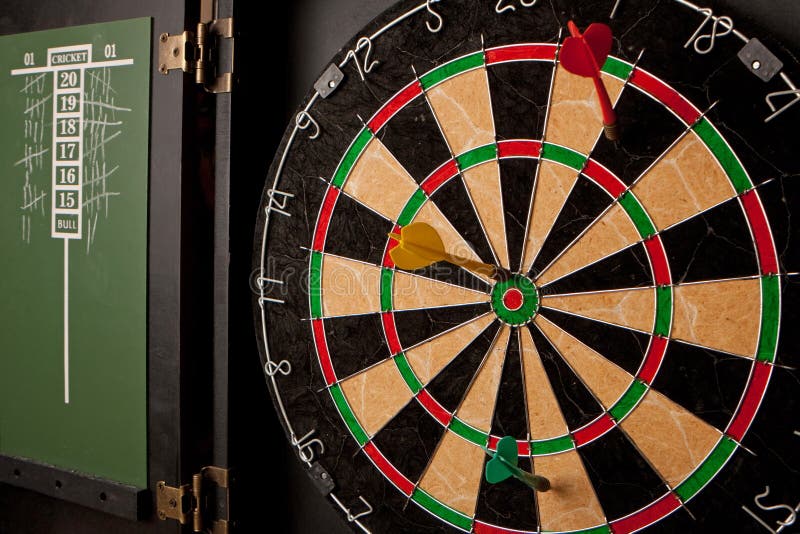 Professioneel Dartboard royalty-vrije stock fotografie Professioneel Dartboard royalty-vrije stock fotografie