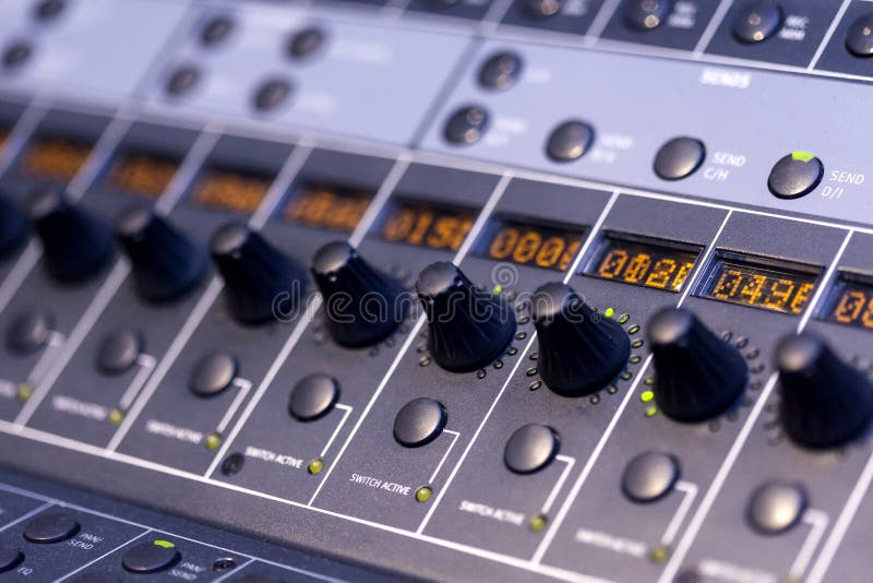 Professionele correcte mixer stock foto