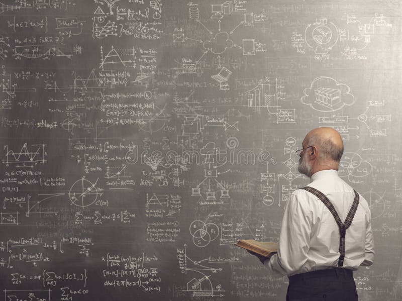 Professor acadêmico que ensina e que guarda um livro imagens de stock Professor acadêmico que ensina e que guarda um livro imagens de stock