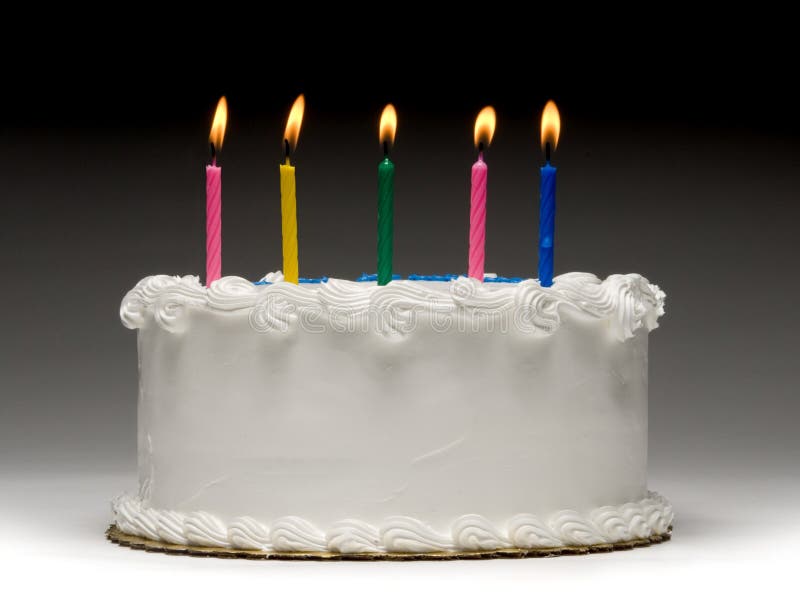 Profil de gâteau d'anniversaire photos stock Profil de gâteau d'anniversaire photos stock