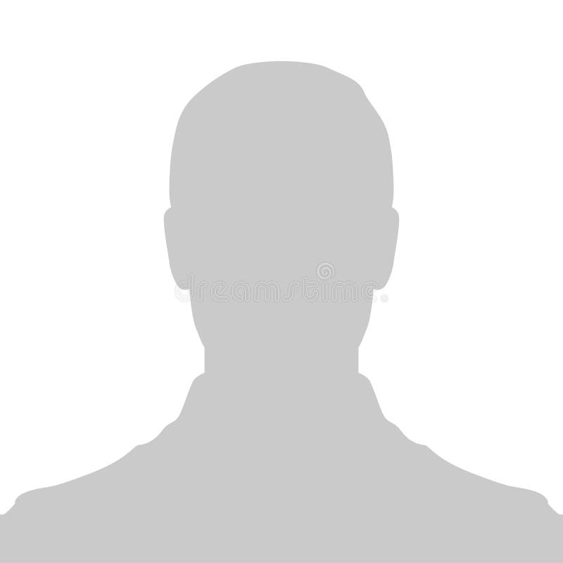 Profil Placeholderbild Graues Schattenbild kein Foto